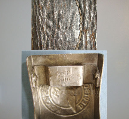  Stefan Merkel, Nurnberg (M34/2) Deutsche Reichsbahn (Railway Protection) Aluminium Buckle RZM Marked ‘M34/2’ (St Clothing