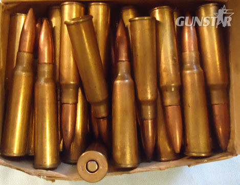 INERT DEACTIVATED. Box of 50, 8mm (8 x 52R) T66 Siamese ( Japanese Export) Ball  INERT DEACTIVATED. Box of 50, 8mm (8 x 52R) T66 Siamese ( Japanese Export) Ball  Antique & Militaria