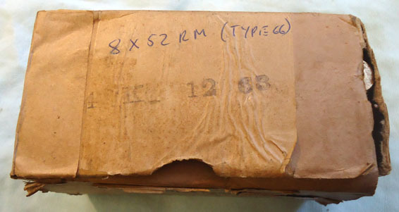  INERT DEACTIVATED. Box of 50, 8mm (8 x 52R) T66 Siamese ( Japanese Export) Ball  INERT DEACTIVATED. Box of 50, 8mm (8 x 52R) T66 Siamese ( Japanese Export) Ball  Antique & Militaria