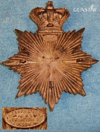 Victorian Officers Silver Gilt ‘Manchester Regiment’ Helmet Plate (Maker Hobson & Sons). 19289:12. Victorian Officers Silver Gilt ‘Manchester Regiment’ Helmet Plate (Maker Hobson & Sons). 19289:12. Antique & Militaria - {CATEGORY} in 