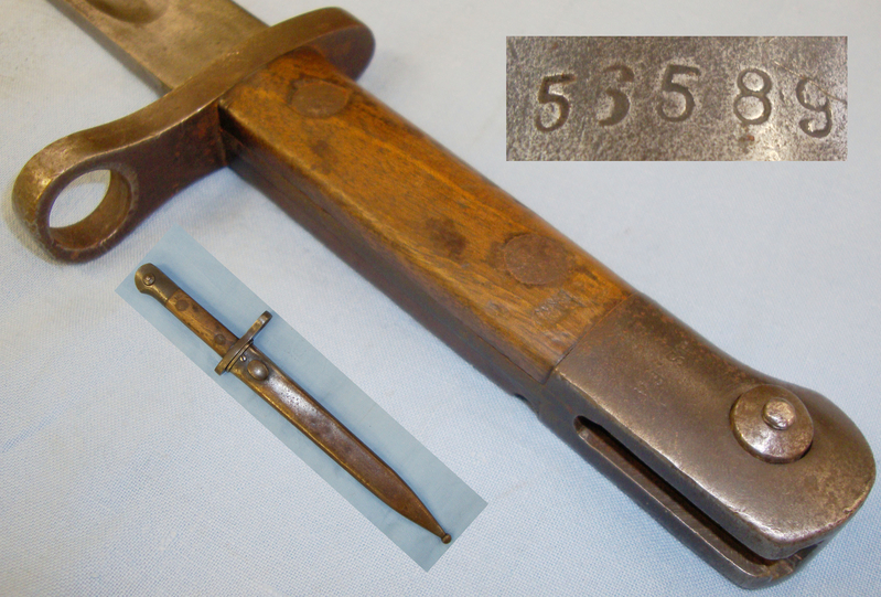 Scarce* Turkish ‘M1935’ Bayonet and Scabbard. BAYO 594. Bayonet