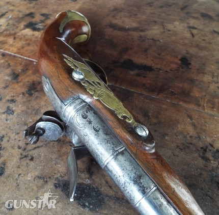 British Flintlock Officers Pistol .60 Cal Muzzleloader Muzzleloader