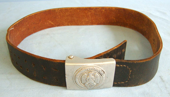 Richard Sieper  ‘M4/38’ Hitler-Jugend (HJ) Hitler Youth 1 Piece Aluminium Buckle RZM Marked ‘M4/38’ (Ric Clothing