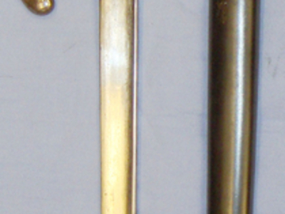 Unique* Chilean M1910 Police Sidearm Converted From French Gras 1874 Bayonet and Steel Scabbard. ED 1047. Bayonet