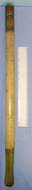 LARGE**POLE FORM**1760-1820 George III ‘King’s Crown Heraldic Arms GRIII L40’ Hand Painted Decoration Wood Tip Staff / Police Truncheon. Sn 21069  Antique & Militaria