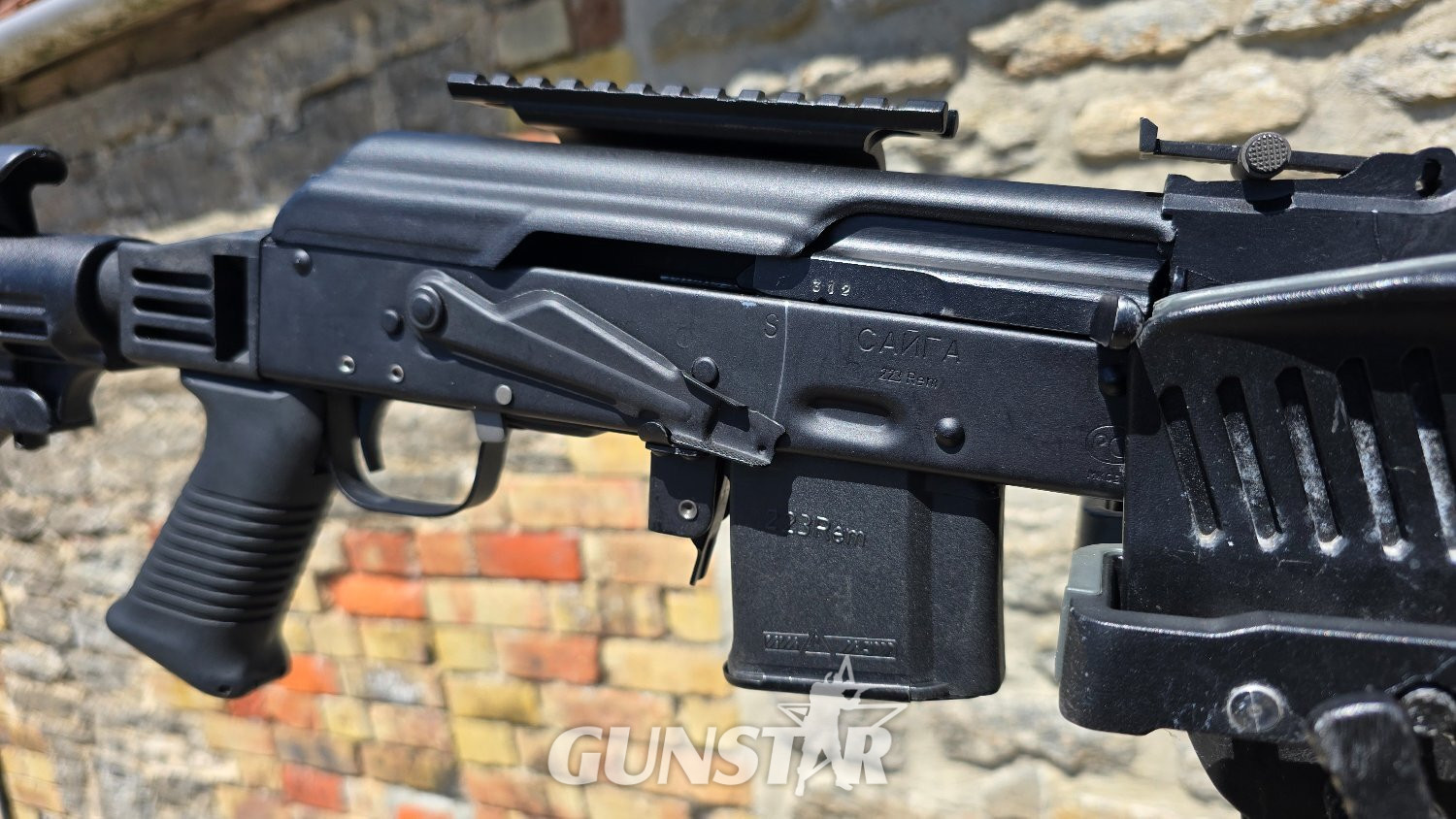 Saiga Izhmash AK platform  Straight Pull .223 Rifle 