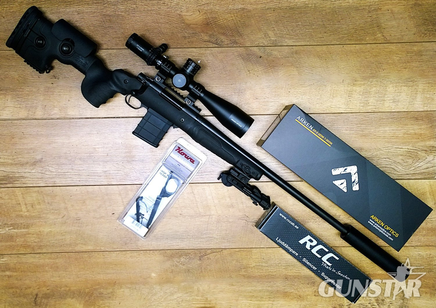 Howa 1500 Bolt Action 6.5 Creedmoor Rifle in 