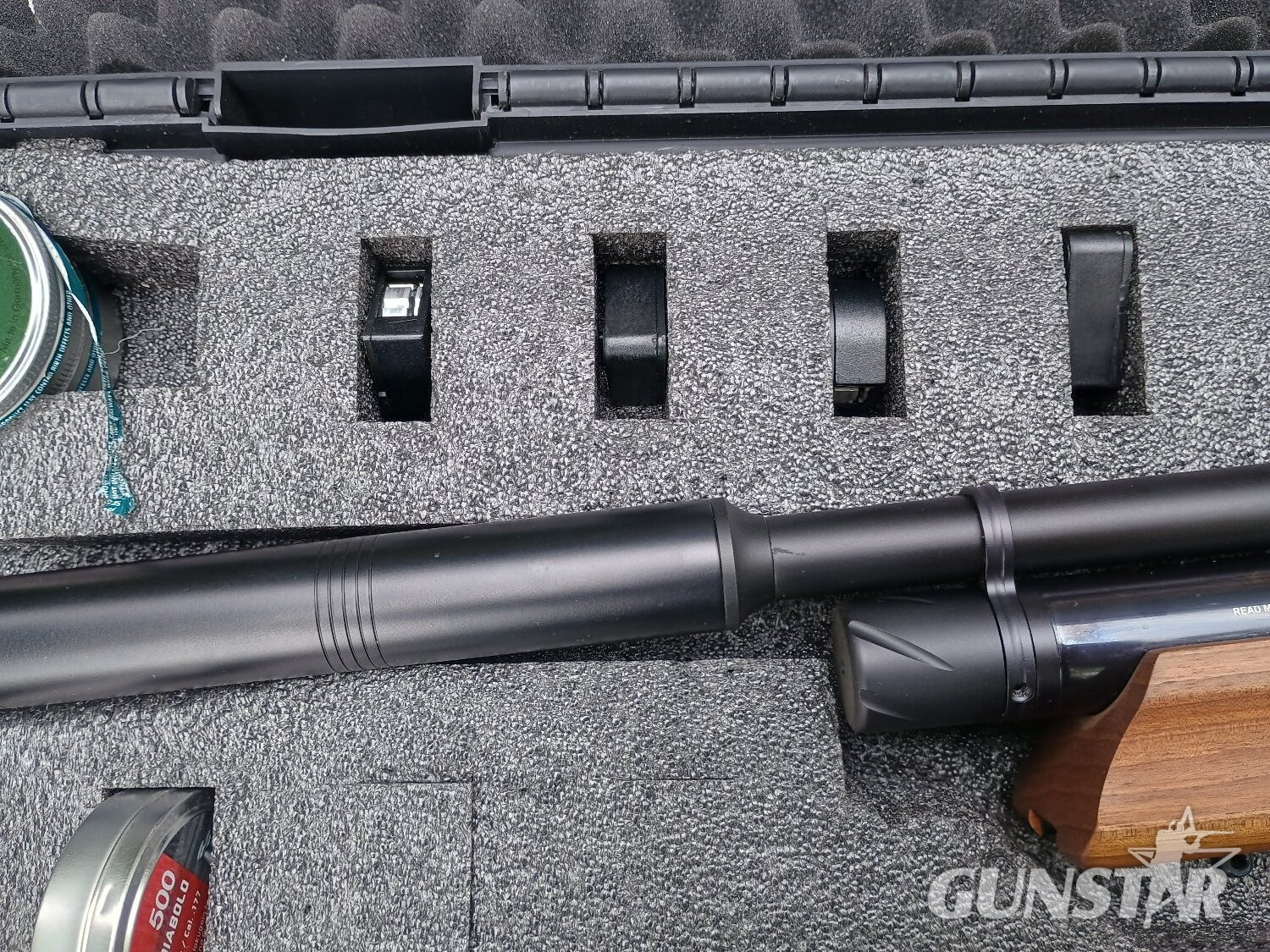  Air Arms S510 R Ultimate Sporter+ hawk telescopic sight. And case. .177