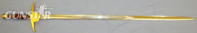 Mint*Wilkinson Sword, Cutlers To H.M Queen Elizabeth II, Presentation Sword With Etched Blade & Void Plate For Engraving. ED 2028. Sword in 