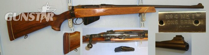 Long Branch Later Sporterised For Hunting With Parker Hale Barrel **EARLY UK 1996 DEACTIVATION CERTIFICATED** D 1554 Bolt Action None Rifle in 