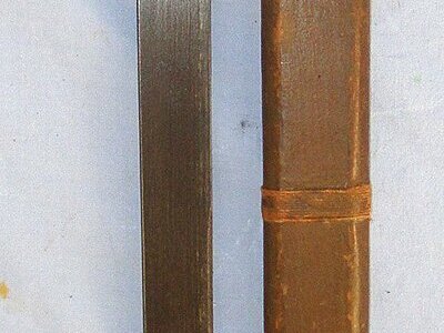 RARE**LATE WW2 'LAST DITCH' Japanese Type 30 Arisaka Rifle Bayonet By Toyoda Jidoshoki Seisakusho (Toyoda Automatic Loom Works TALW) Under Nagoya Arsenal Supervision Variation Q & Wood Scabbard With Steel Fittings. Sn 23461  Bayonet