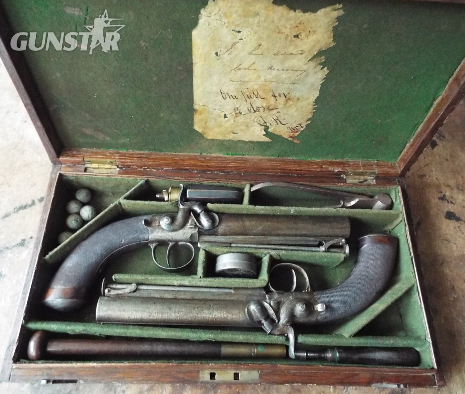 J & W Wood of Manchester Percussion belt pistols .65 Cal Muzzleloader Muzzleloader in 