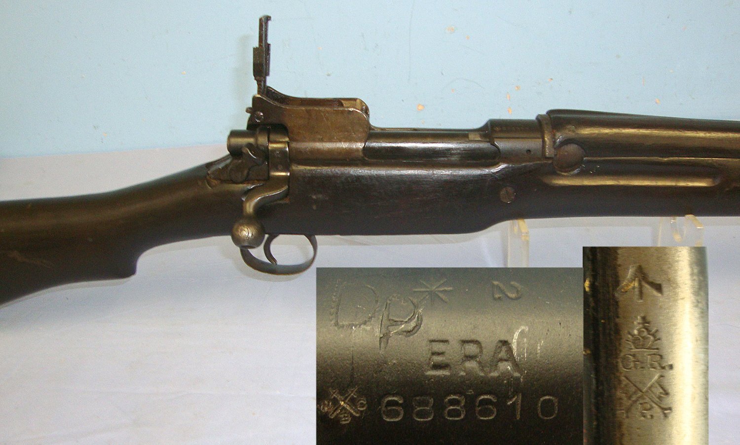 WW1 U.S Service & WW2 British WD Home Guard Eddystone Remington Arms USA (ERA) P14 .303 Calibre Rifle**UK/ EU 2026 DEACTIVATION MOVING PARTS**D 5999  deactivated rifle Bolt Action None Rifle