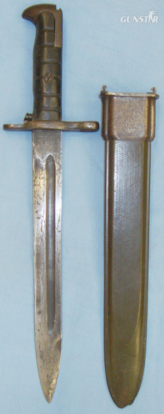 U.S. ‘M1 Garand’ Bayonet and Scabbard. BAYO 6295. Bayonet in 