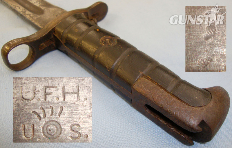 U.S. ‘M1 Garand’ Bayonet and Scabbard. BAYO 6295. Bayonet