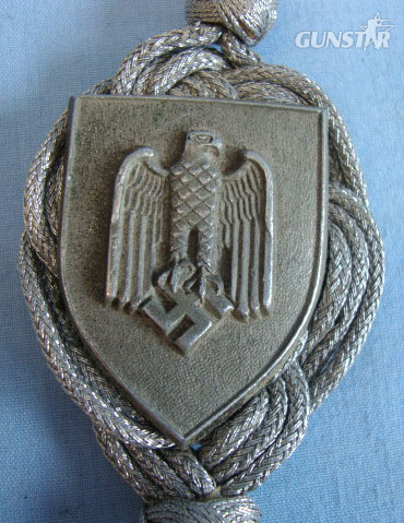  Early Pattern WW2 Original German Infantry Marksmanship Lanyard. German Infantry Marksmanship Lanyard.  Other Accessory