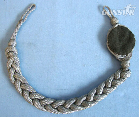 Early Pattern WW2 Original German Infantry Marksmanship Lanyard. German Infantry Marksmanship Lanyard.  Other Accessory