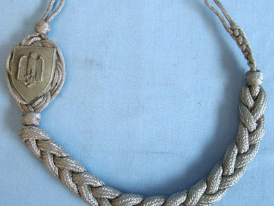 Early Pattern WW2 Original German Infantry Marksmanship Lanyard. German Infantry Marksmanship Lanyard.  Other Accessory