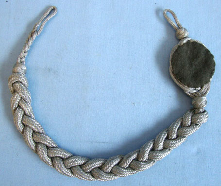 Early Pattern WW2 Original German Infantry Marksmanship Lanyard. German Infantry Marksmanship Lanyard.  Other Accessory