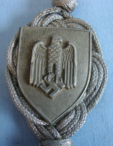  Early Pattern WW2 Original German Infantry Marksmanship Lanyard. German Infantry Marksmanship Lanyard.  Other Accessory