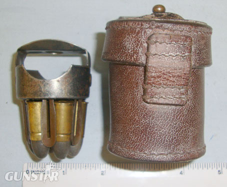 Prideaux Patent 6 Round ‘Rapid Loader’ For Webley .455 Calibre Service Revolvers Rapid Loader’ For Webley .455 Calibre Service Revolvers With 6 Inert Deactivated Antique & Militaria in 