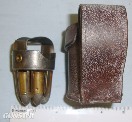 Prideaux Patent 6 Round ‘Rapid Loader’ For Webley .455 Calibre Service Revolvers Rapid Loader’ For Webley .455 Calibre Service Revolvers With 6 Inert Deactivated Antique & Militaria