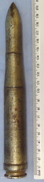  INERT DEACTIVATED. Rare, WW2, 1940 Dated, German 20 mm Flak 38 Soluthern (20x138B) Steel Dummy Round. - O 1755 INERT DEACTIVATED. Rare, WW2, 1940 Dated, German 20 mm Flak 38 Soluthern (20x138B) Steel Dummy Round. - O 1755  Other Ammunition