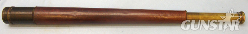 James Morton, Villiers Street South, Sunderland Royal Naval 'Officer of the Watch' Single Drawer Leather Covered Telescope by Ja Sight & Optic