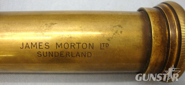  James Morton, Villiers Street South, Sunderland Royal Naval 'Officer of the Watch' Single Drawer Leather Covered Telescope by Ja Sight & Optic