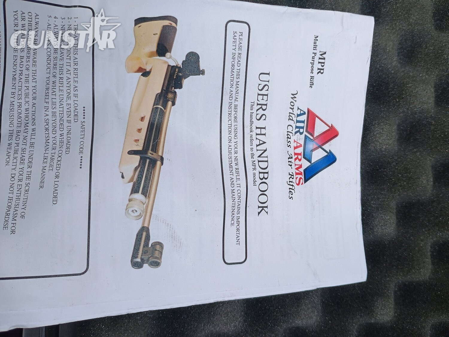 Air Arms MPR 10m target rifle .177 