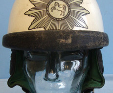 West German Police \'Polizei\' Peaked Police Motorcyclist Helmet By Romer Helm,  West German Police 'Polizei' Peaked Police Motorcyclist Helmet By Romer Helm, Si Clothing