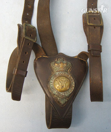  9th Lancers Standing Martingale With Breastplate Brass Badge.  Victorian 9th Lancers Standing Martingale With Breastplate Brass Badge.  Other Accessory
