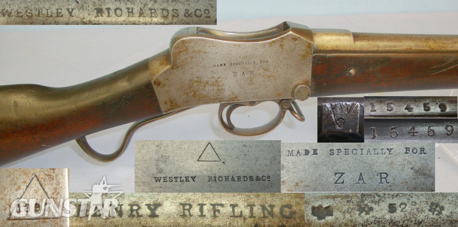 Westley Richards With Henry Rifling, Period Removeable Steel Foresight Cover & 1 Inert Deactivated Round Single Shot .577/450 Martini-Henry Rifle
