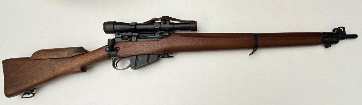Lee Enfield No4 T4 sniper  Bolt Action .303 Rifle - {CATEGORY} in 