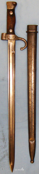 French ‘M1892’ Mannlicher-Berthier Bayonet and Scabbard. BAYO 721. Bayonet in 
