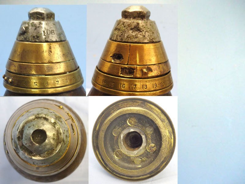  INERT DEACTIVATED. British. WW1, 1916 Dated, 4 Inch Light Trench Mortor With No. 31 Fuse. - O 2242 INERT DEACTIVATED. British. WW1, 1916 Dated, 4 Inch Light Trench Mortor With No. 31 Fuse. - O 2242  Other Ammunition