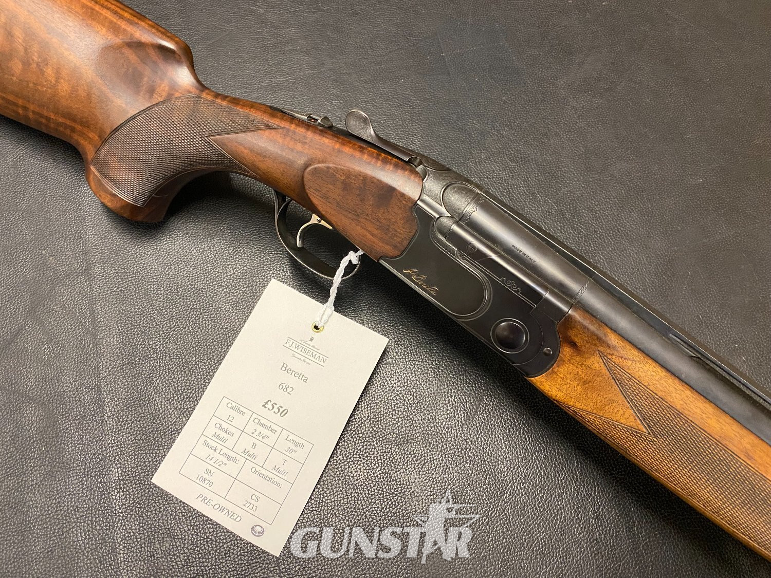 Beretta 682 Over and Under 12 Bore/gauge in 