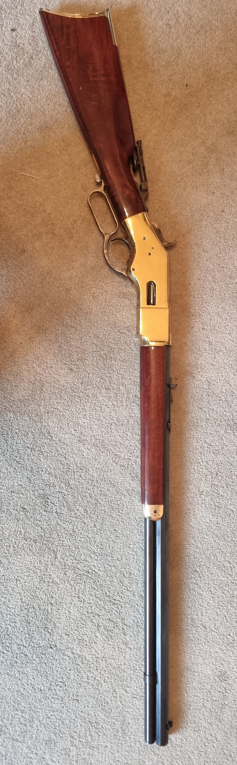 Uberti 1866 Winchester Rifle Lever Action 9.1x29mmR (.38 Special) Rifle