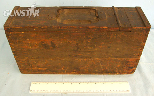 WW1 Era German Army Maxim Machine Gun, 7.92mm, Ammunition Box. Sn 17332:2. WW1 Era German Army Maxim Machine Gun, 7.92mm, Ammunition Box. Sn 17332:2.  Other Ammunition in 