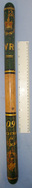 LARGE**UNUSUAL 3 PANEL FORM**Victorian Queen’s Crown Hand Painted Decoration Wood Tip Staff / Police Truncheon ‘Officer Of Police 60’. Sn 21108  Antique & Militaria