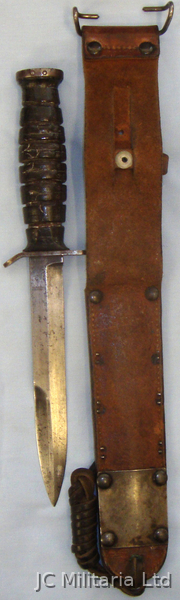  *Rare 1943 WWII U.S. M3 Fighting Knife and M6 Scabbard. 18891. Knive
