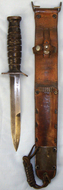 *Rare 1943 WWII U.S. M3 Fighting Knife and M6 Scabbard. 18891. Knive