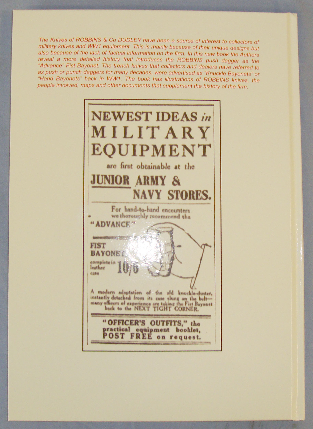  Author Signed* Brand New Hardback Book ‘The History and Knives of Robbins & Company’ by Ron Flook & John Pidgeon. ED 2172. Author Signed* Brand New Hardback Book ‘The History and Knives of Robbins & Company’ by Ron Flook & John Pidgeon. ED 2172. Other Accessory