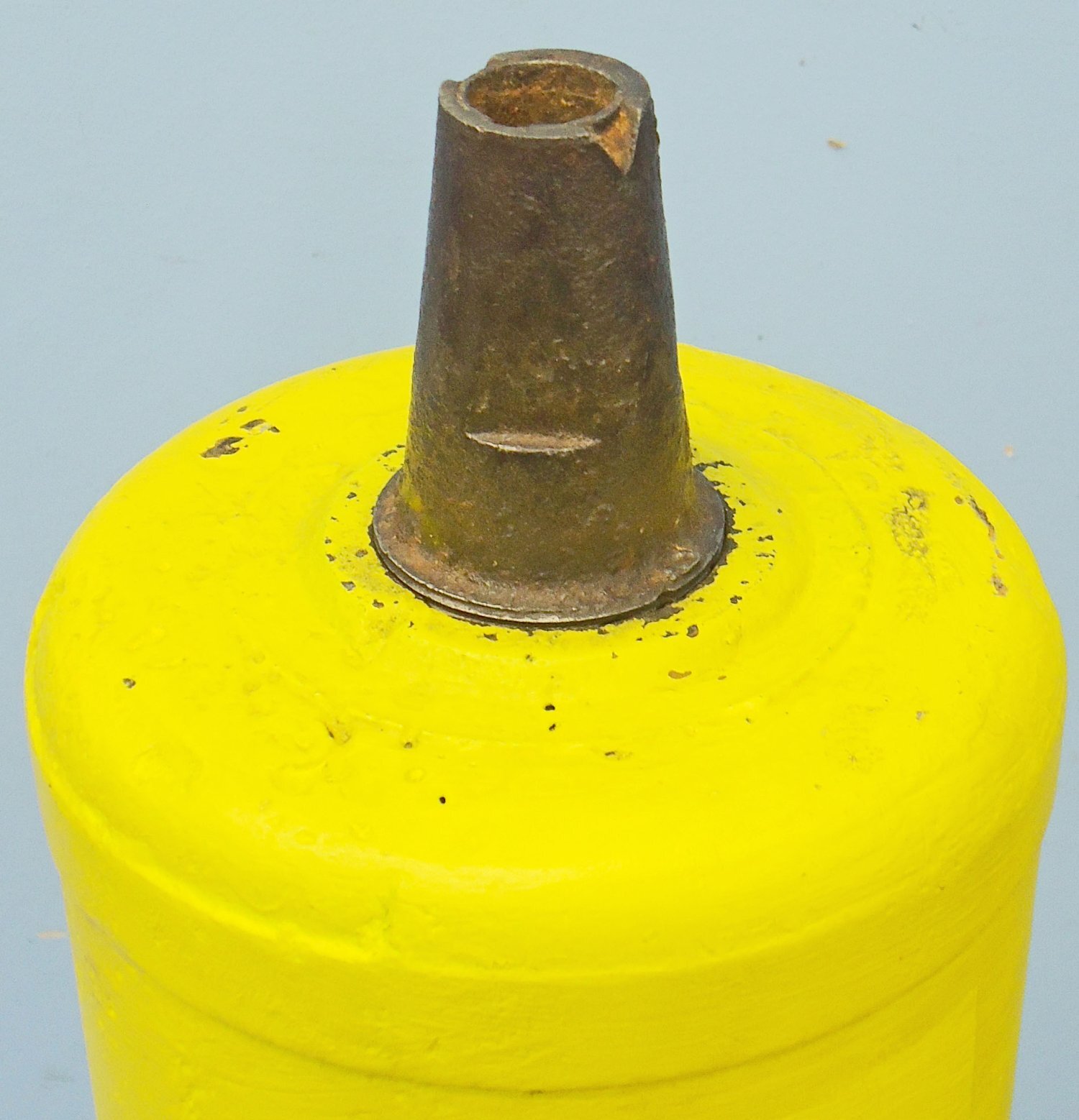 INERT DEACTIVATED. Original, British, WW1, High Explosive (HE) 6 Inch Newton Trench Mortor & Fuze. - O 2241 INERT DEACTIVATED. Original, British, WW1, High Explosive (HE) 6 Inch Newton Trench Mortor & Fuze. - O 2241  Other Ammunition 