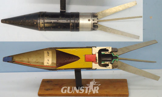  DEACTIVATED INERT. Unfired America ½ Sectioned WP Smoke (White Phosphorous Smoke DEACTIVATED INERT. Unfired America ½ Sectioned WP Smoke (White Phosphorous Smoke Antique & Militaria