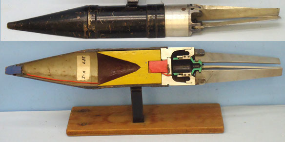 DEACTIVATED INERT. Unfired America ½ Sectioned WP Smoke (White Phosphorous Smoke DEACTIVATED INERT. Unfired America ½ Sectioned WP Smoke (White Phosphorous Smoke Antique & Militaria