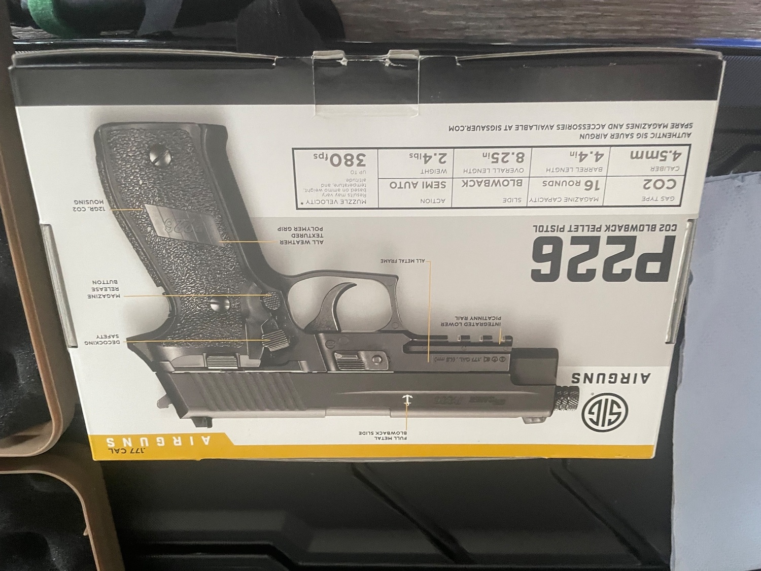 {CATEGORY} - Sig Sauer P226 .177