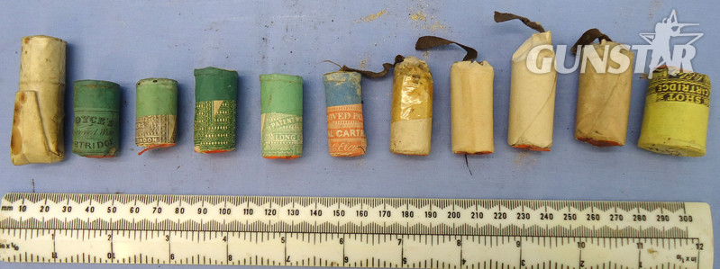 INERT. Collection Of 11 Wire Shotgun Muzzle Loading Cartridges Sn - 19966:11 INERT. Collection Of 11 Wire Shotgun Muzzle Loading Cartridges Sn - 19966:11  Other Ammunition in 
