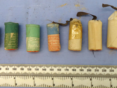 INERT. Collection Of 11 Wire Shotgun Muzzle Loading Cartridges Sn - 19966:11 INERT. Collection Of 11 Wire Shotgun Muzzle Loading Cartridges Sn - 19966:11  Other