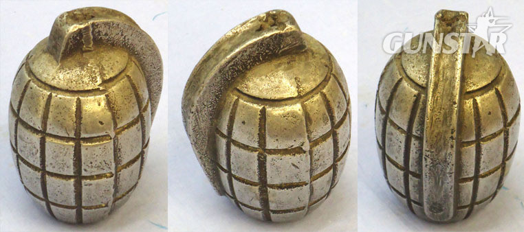 INERT. Rare, WW1, British, Aluminium, Mills No 5 MK 1 Practice Hand Grenade Resembling The Mills No 5 MK 1 Hand Grenade with Lever. - O 1894 INERT. Rare, WW1, British, Aluminium, Mills No 5 MK 1 Practice Hand Grenade Resembling The Mills No 5 MK 1 Hand Grenade with Lever. - O 1894  Other Ammunition in 